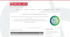 Desktop Screenshot of mastersandarts.com