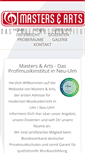Mobile Screenshot of mastersandarts.com